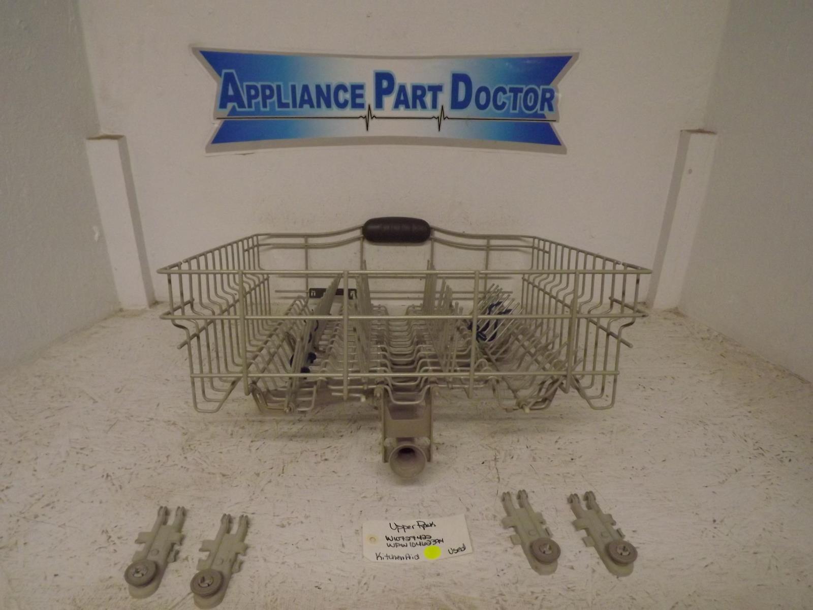 KitchenAid Dishwasher W10727422 WPW10462394 Upper Rack Used KitchenAid Dishwasher W10727422 WPW10462394 Upper Rack Used